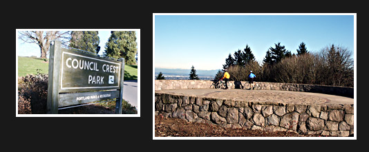 take Burnside to Vista to 
Greenway to Council Crest Way