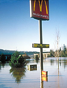 sign on
McDonalds says BEC Biscuit and Quaterpounder 99 cents