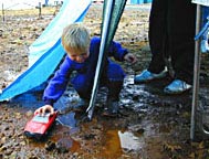 Davin Johnson loves his
Hot Wheels cars especially when it is wonderful OSP mud