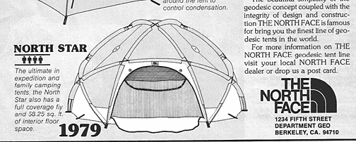 north face northstar tent
