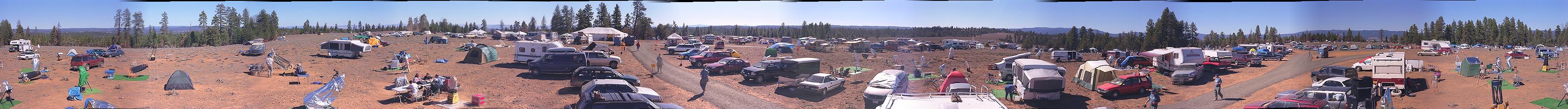 Oregon Star Party 1999 had 600 participants and excellent weather